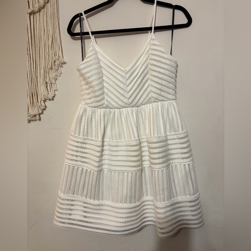 Forever 21 Ivory Textured Dress